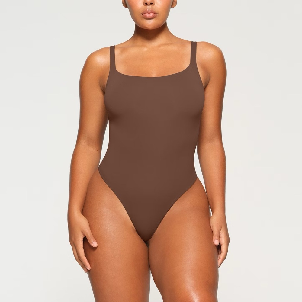 SKIMS Brown Bodysuit